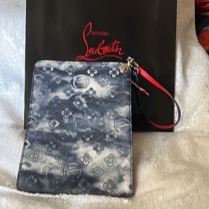 Christian Louboutin Calf Leather Empire Punk Cabata Pouchette